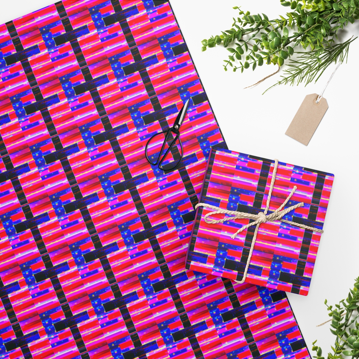 Christ and Stripes Wrapping Paper - CWG